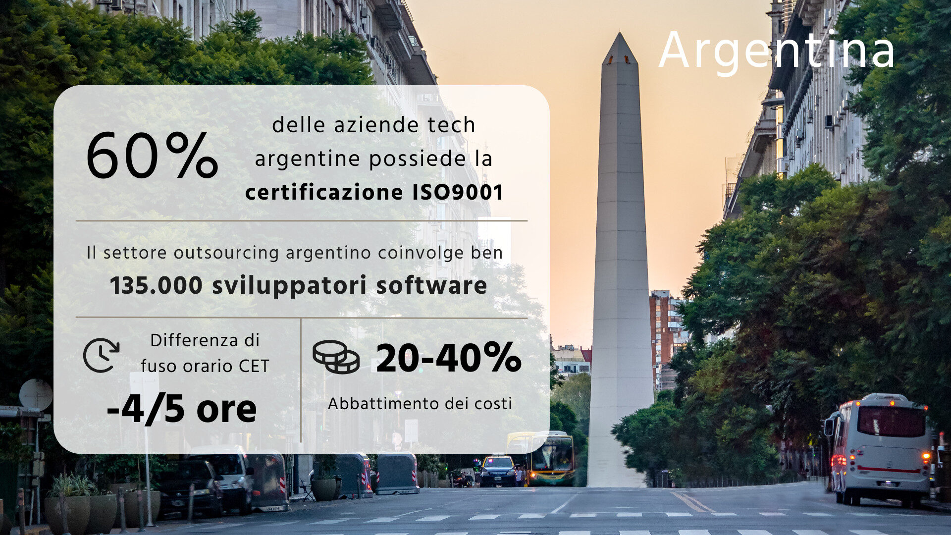 IT Outsourcing in Argentina - Dati e vantaggi